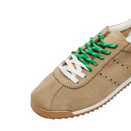 Steve Madden Women's MIRAGE Tan Suede Low-Top Sneakers Tan