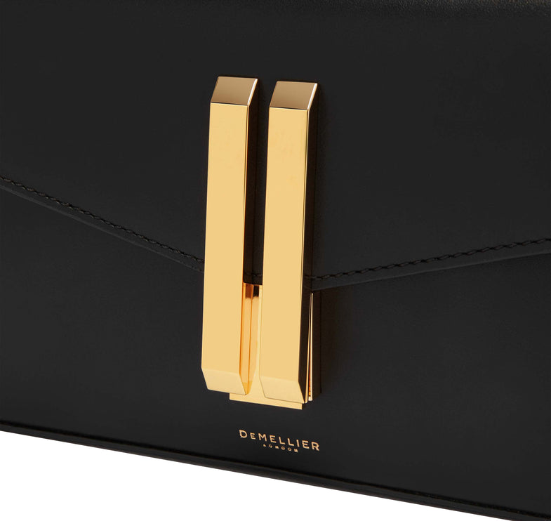 DeMellier London Women's The Vancouver Clutch Black Smooth