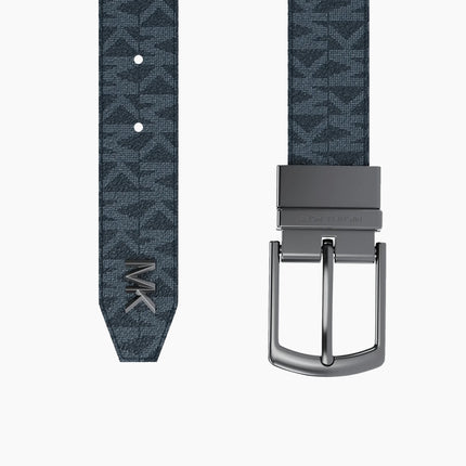 Michael Kors Unisex Cut To Size Reversible Belt Admiral/Pale Blue