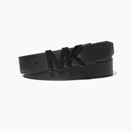 Michael Kors Men's Reversible Signature Logo Buckle Belt Black
