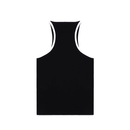 Sporty & Rich Women's SRHWC Ribbed Tank Black/White
