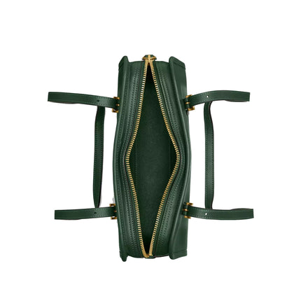 Coach Women's Swing Zip Bag Brass/Hunter Green