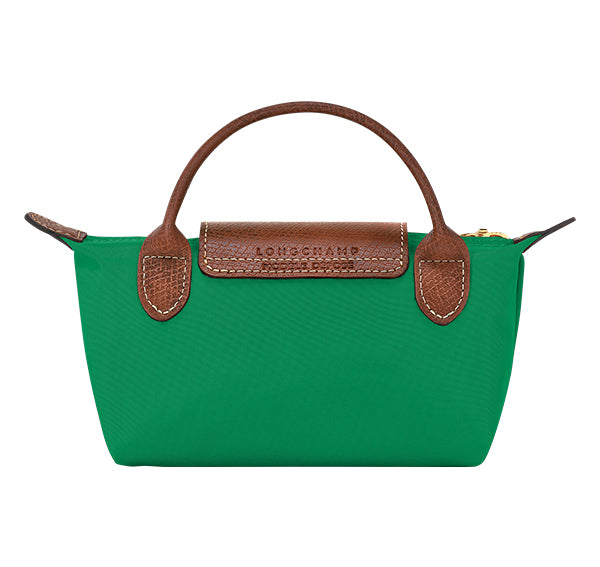 Longchamp Women's Le Pliage Original Pouch With Handle Green