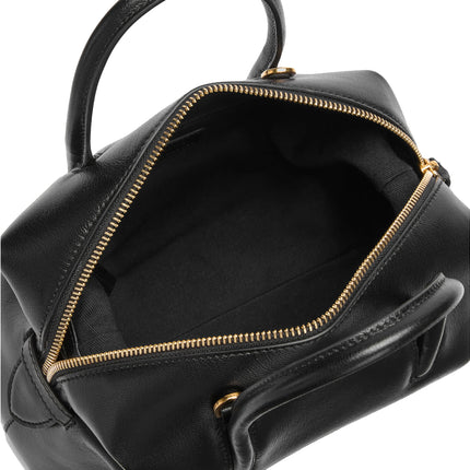 DeMellier London Women's The Small Stockholm Black Fine Grain