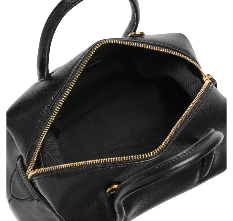 DeMellier London Women's The Small Stockholm Black Fine Grain