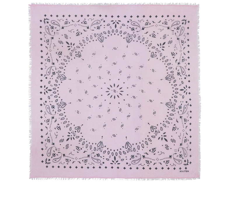 KUJTEN Women's Extra Large Bandana Effy Bubble Pink