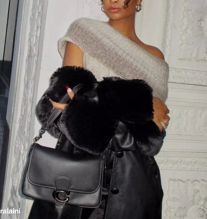 Coach Women's Soft Tabby Shoulder Bag Pewter/Black