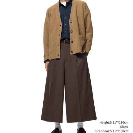 Uniqlo Unisex Pleated Culotte 09 Black