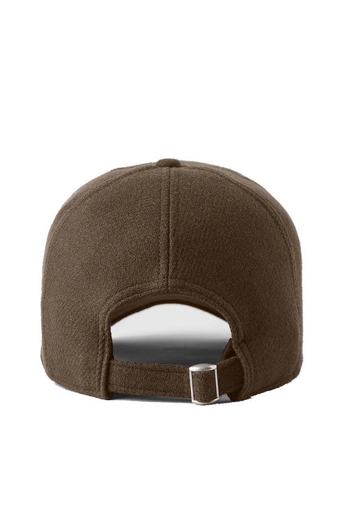 alo Unisex Wool Blend District Trucker Hat Espresso