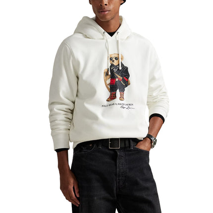 Polo Ralph Lauren Men's Polo Bear Fleece Hoodie Cream