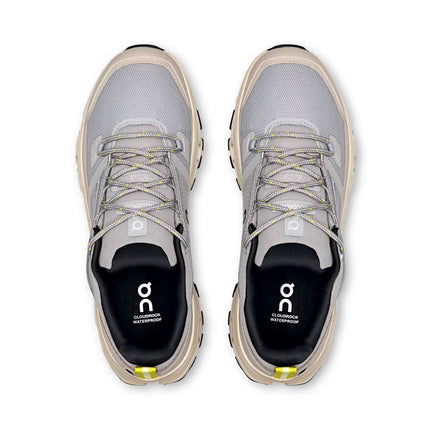 ON Women's Cloudrock Low Waterproof Alloy/Ice