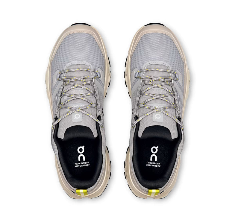 ON Women's Cloudrock Low Waterproof Alloy/Ice