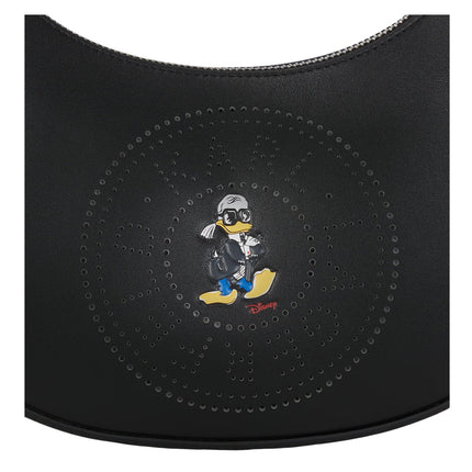 Disney x KARL LAGERFELD Women's Moon Shoulder Bag Black