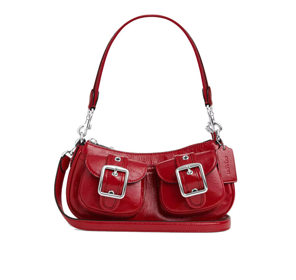 Coach Women's Ashton Bag Silver/Red