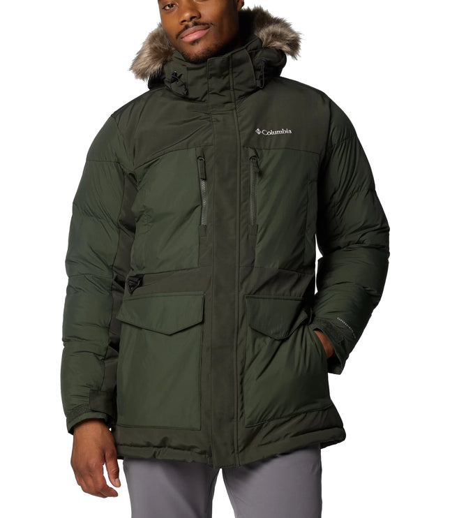 Columbia Men's Marquam Peak Fusion II Hooded Parka Greenscape