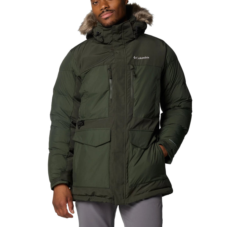 Columbia Men's Marquam Peak Fusion II Hooded Parka Greenscape