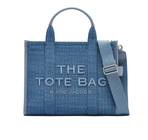 Marc Jacobs Women's The Woven Medium Tote Bag Pale Blue
