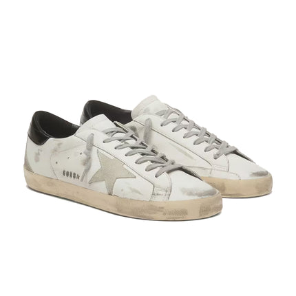 Golden Goose Women's Super Star with Black Heel Tab and Metal Stud Lettering