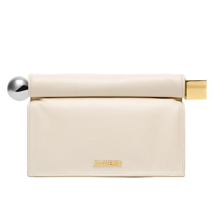 Jacquemus Women's The Rond Carré Clutch Light Ivory