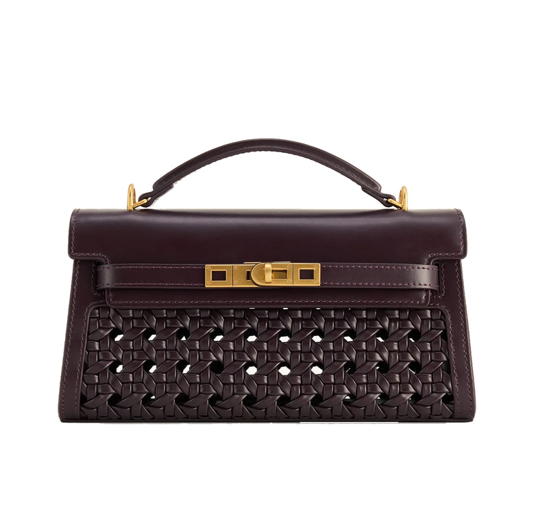 JW PEI Women's Noor Top Handle Bag Dark Red