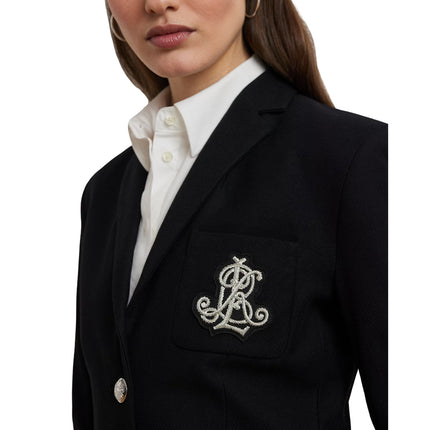 Polo Ralph Lauren Women's Bullion Jacquard Blazer Polo Black