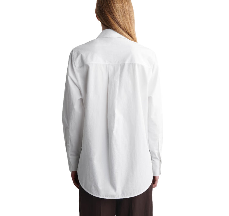 COS Women's Tailored Pima Cotton Shirt White