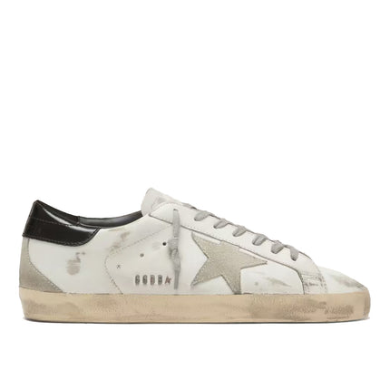 Golden Goose Women's Super Star with Black Heel Tab and Metal Stud Lettering