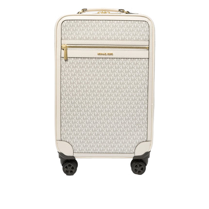 Michael Kors Small Signature Logo Suitcase Light Cream Multi