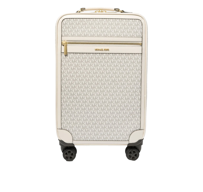 Michael Kors Small Signature Logo Suitcase Light Cream Multi