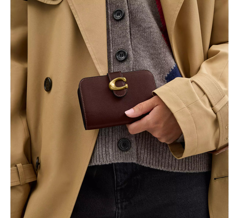Coach Women's Tabby Wallet Brass/Maple