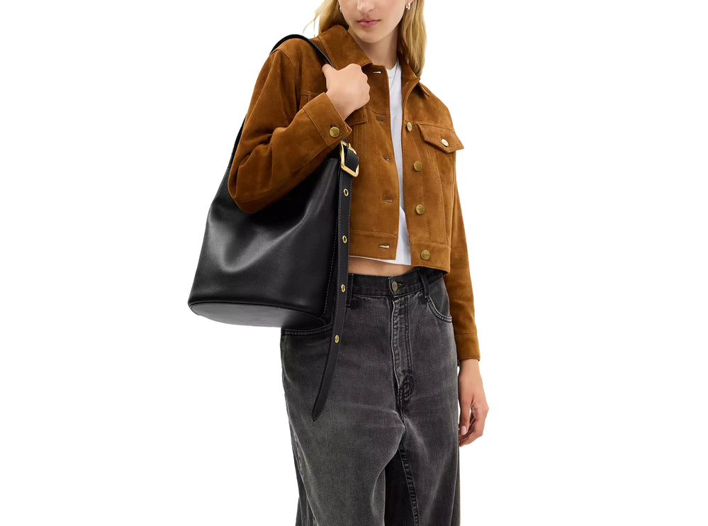 Coach Women's Bleecker Bucket Bag Brass/Black