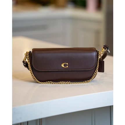 Coach Women's Brook Flap Chain Bag Brass/Maple