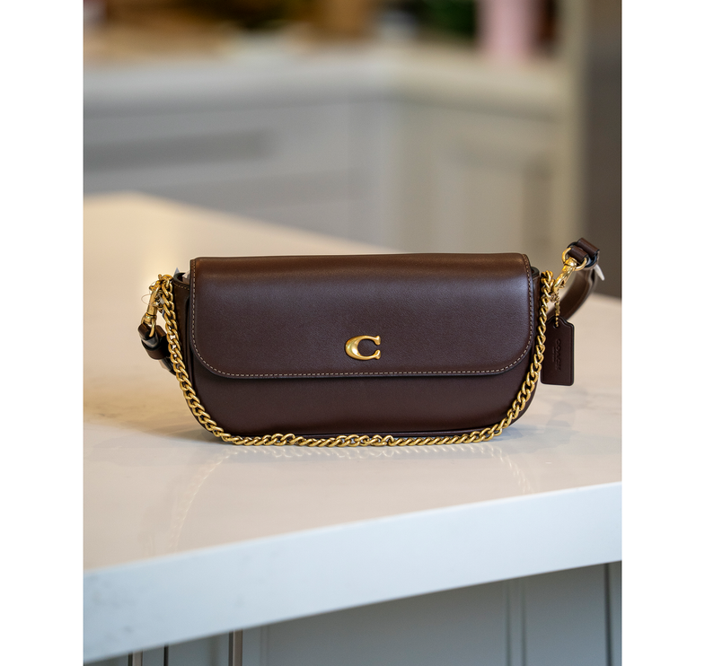 Coach Women's Brook Flap Chain Bag Brass/Maple