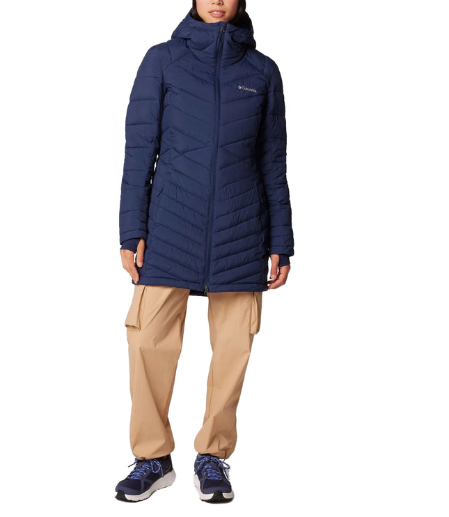 Columbia Women's Joy Peak II Mid Hooded Jacket Collegiate Navy