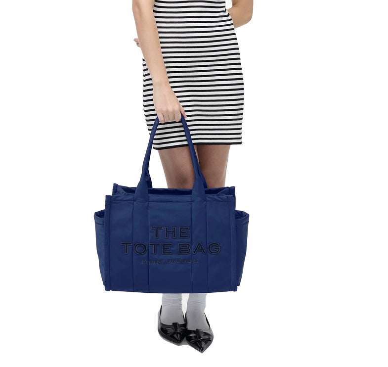 Marc Jacobs Women's The Puffy Nylon Large Tote Bag Blue Sea