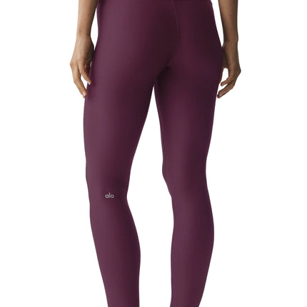 alo Women's Airlift Winter Warm High-Waist Legging Rich Bordeaux