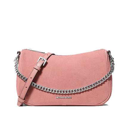 Michael Kors Women's Carmela Medium Convertible Pochette Sunset Rose