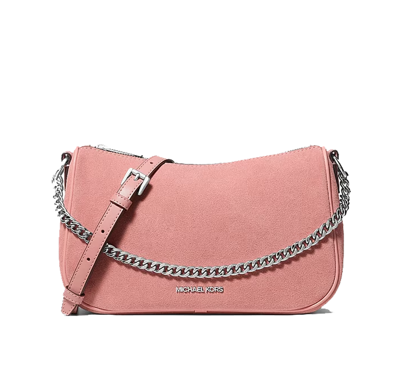 Michael Kors Women's Carmela Medium Convertible Pochette Sunset Rose
