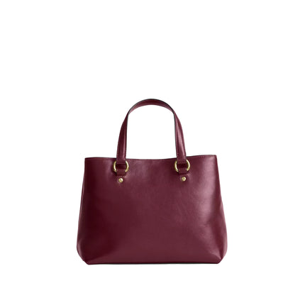 Coach Women's Station Carryall Bag Gold/Dark Cherry