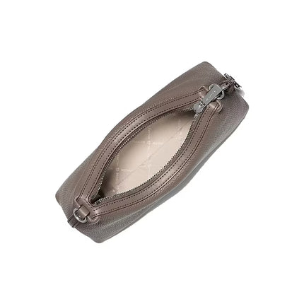 Michael Kors Women's Sammy Small Pebbled Leather Convertible Crossbody Bag Mushroom