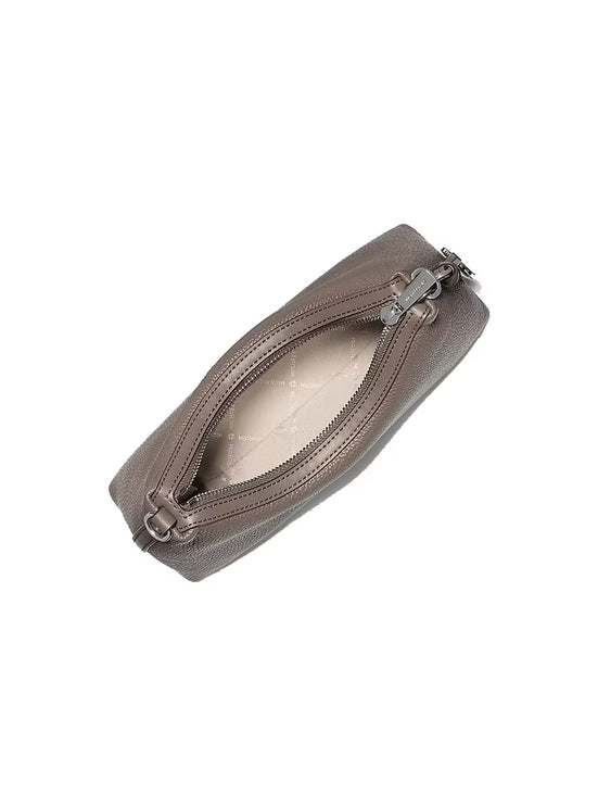 Michael Kors Women's Sammy Small Pebbled Leather Convertible Crossbody Bag Mushroom