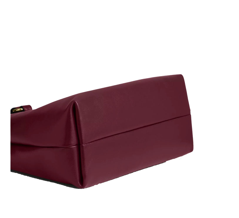 Coach Women's Station Carryall Bag Gold/Dark Cherry