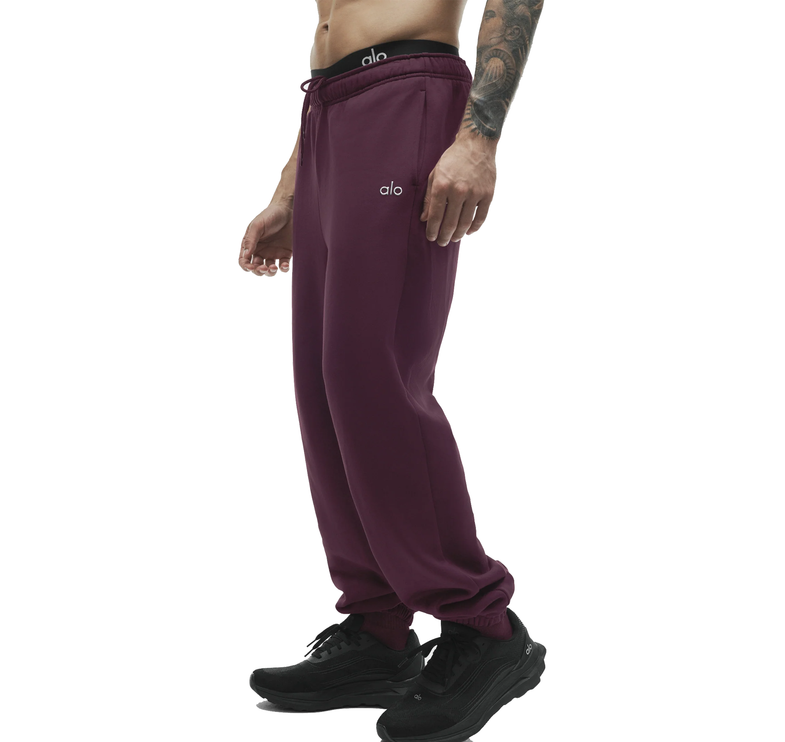 alo Men's Accolade Sweatpant Rich Bordeaux
