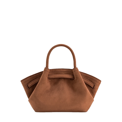 JW PEI Women's Hana Mini Faux Suede Tote Bag Brown/Gold