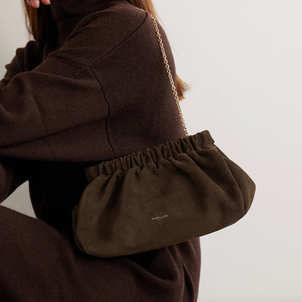 DeMellier London Women's The Miami Clutch Bag Brown Suede