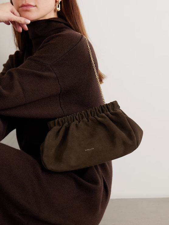 DeMellier London Women's The Miami Clutch Bag Brown Suede
