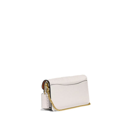 Coach Women's Tabby Chain Clutch Brass/Chalk