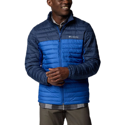 Columbia Men's Silver Falls II Jacket Mountain Blue/Collegiate Navy