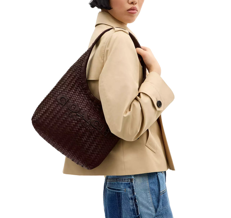 Coach Women's Brooklyn Shoulder Bag 28 Brass/Maple