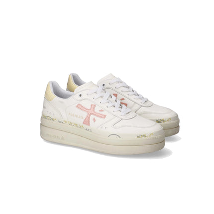 Premiata Women's Micol Sneakers 8196 Pink/Yellow